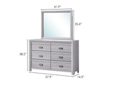 Adelaide Drift Wood Modern Contemporary Solid Wood And Veneers 2-Drawers Nightstand - Ella Furniture
