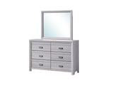 Adelaide Drift Wood Modern Contemporary Solid Wood And Veneers 5-Drawers Chest - Ella Furniture