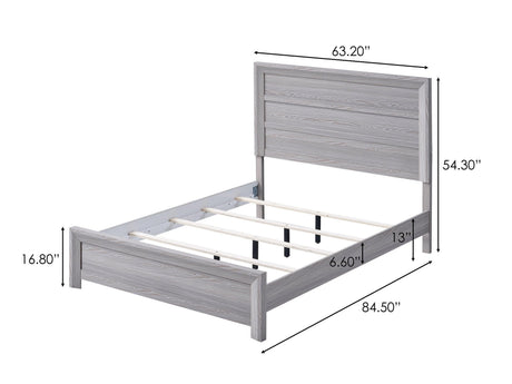 Adelaide Drift Wood Modern Contemporary Solid Wood And Veneers 6-Drawers Dresser - Ella Furniture