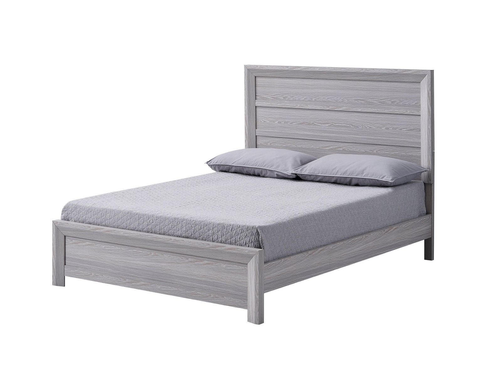 Adelaide Drift Wood Modern Contemporary Solid Wood And Veneers King Bed - Ella Furniture