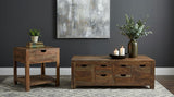 Esther 2-Piece Solid Sheesham Coffee and End Table Set Natural — product view
