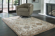 Ainswick Brown/Beige/Gray Memory Foam Medium Rug from Ella Furniture