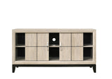 Akerson Chest Drift Wood, Contemporary Sleek And Modern Wood, Metal 5 Drawers - Ella Furniture
