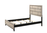 Akerson Chest Drift Wood, Contemporary Sleek And Modern Wood, Metal 5 Drawers - Ella Furniture