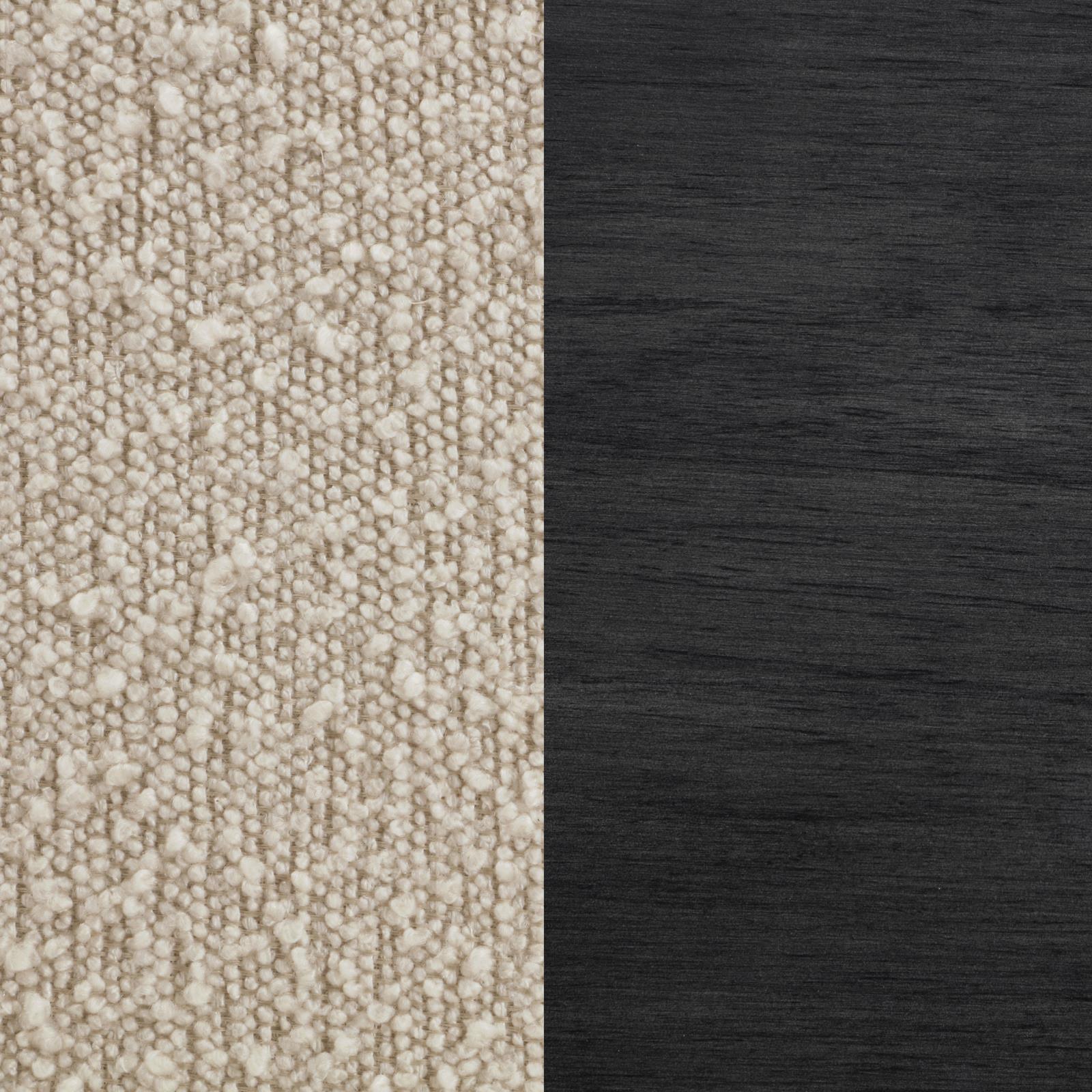 Alba Boucle Upholstered Counter Height Dining Chair Beige And Charcoal Grey (Set Of 2) 123129 - Ella Furniture