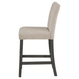 Alba Boucle Upholstered Counter Height Dining Chair Beige And Charcoal Grey (Set Of 2) 123129 - Ella Furniture