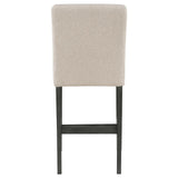 Alba Boucle Upholstered Counter Height Dining Chair Beige And Charcoal Grey (Set Of 2) 123129 - Ella Furniture