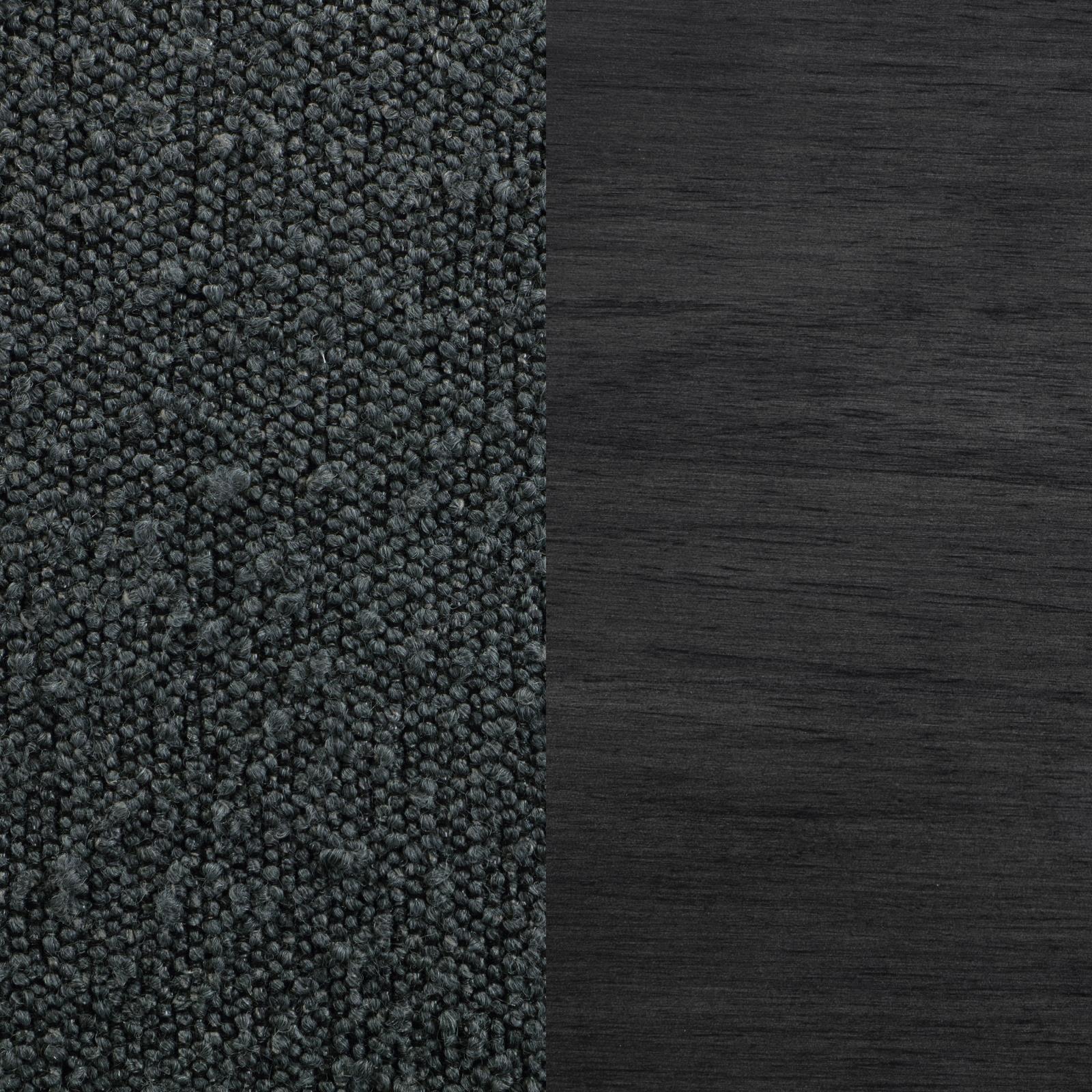 Alba Boucle Upholstered Counter Height Dining Chair Black And Charcoal Grey (Set Of 2) 123139 - Ella Furniture