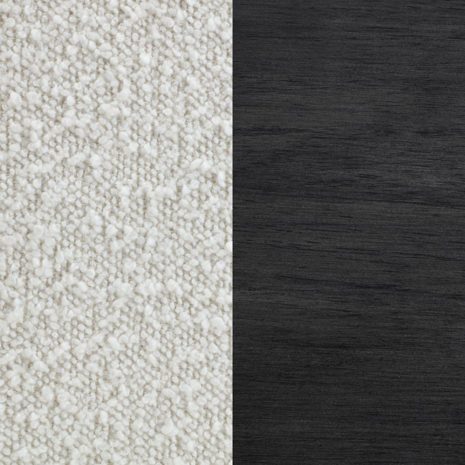 Alba Boucle Upholstered Counter Height Dining Chair White And Charcoal Grey (Set Of 2) 123119 - Ella Furniture
