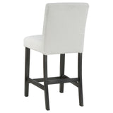 Alba Boucle Upholstered Counter Height Dining Chair White And Charcoal Grey (Set Of 2) 123119 - Ella Furniture