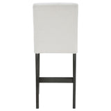 Alba Boucle Upholstered Counter Height Dining Chair White And Charcoal Grey (Set Of 2) 123119 - Ella Furniture