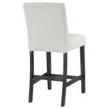 Alba Boucle Upholstered Counter Height Dining Chair White And Charcoal Grey (Set Of 2) 123119 - Ella Furniture