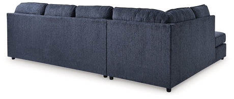 Albar Place Cobalt 2-Piece Sectional 95302S2 - Ella Furniture