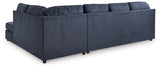 Albar Place Cobalt 2-Piece Sectional - Ella Furniture