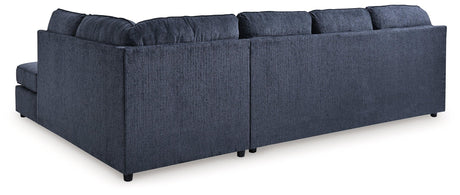 Albar Place Cobalt 2-Piece Sectional - Ella Furniture