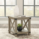 Aldwin Gray 2 End Tables - Ella Furniture