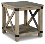 Aldwin Gray Coffee Table With 2 End Tables - Ella Furniture