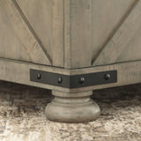 Aldwin Gray Coffee Table With 2 End Tables - Ella Furniture