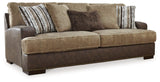 Alesbury Chocolate Sofa and Loveseat - Ella Furniture