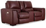 Alessandro Garnet Sofa And Loveseat - Ella Furniture