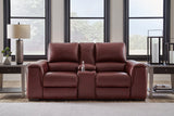 Alessandro Garnet Sofa, Loveseat And Recliner - Ella Furniture