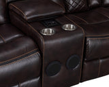 Alexa2023 Brown Reclining Sectional - Ella Furniture