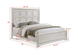 Alexandria Cream Modern Contemporary Solid Wood Bedroom Set - Ella Furniture