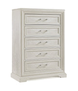 Alexandria Cream Modern Contemporary Solid Wood Bedroom Set - Ella Furniture