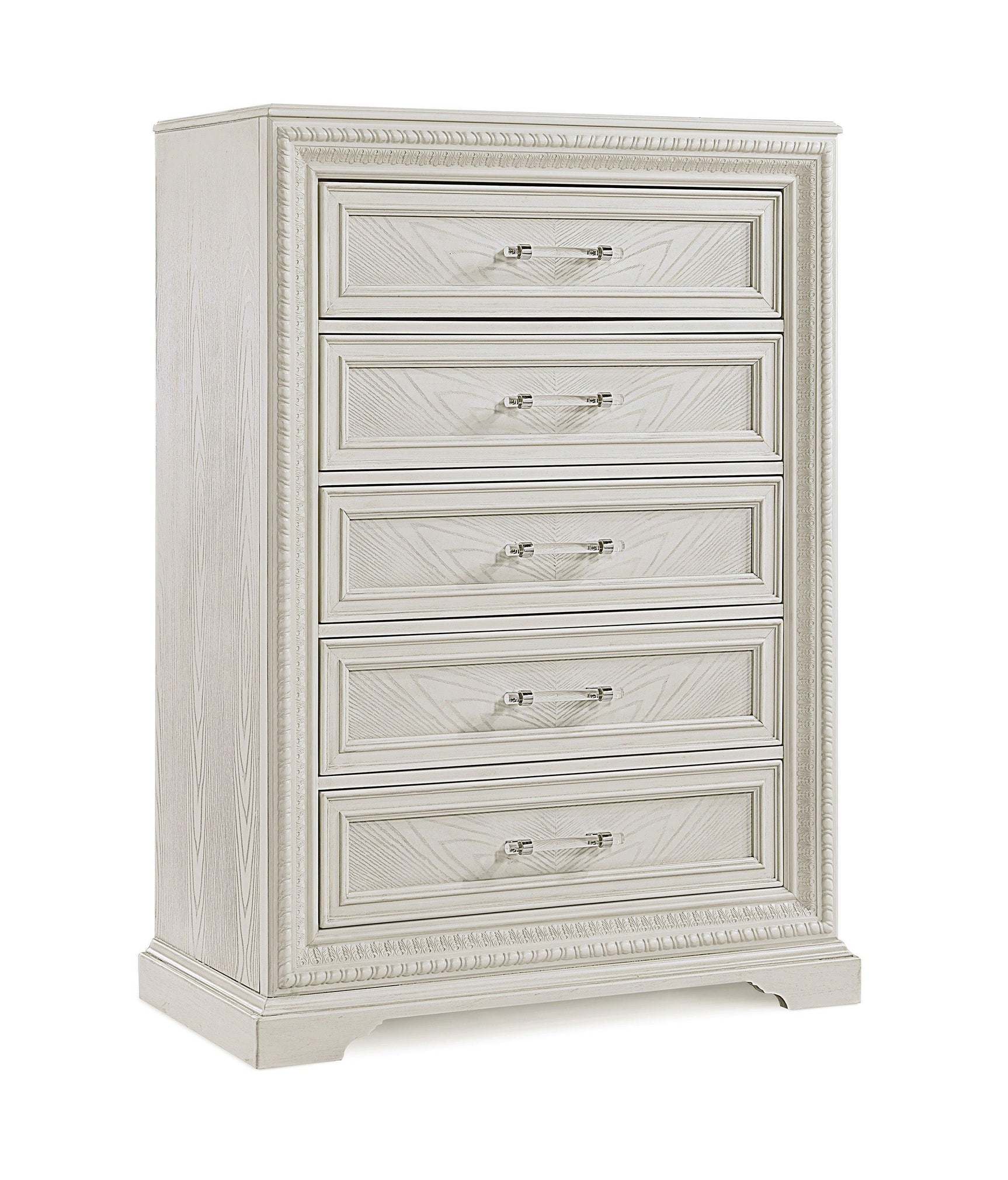 Alexandria Cream Modern Contemporary Solid Wood Bedroom Set - Ella Furniture