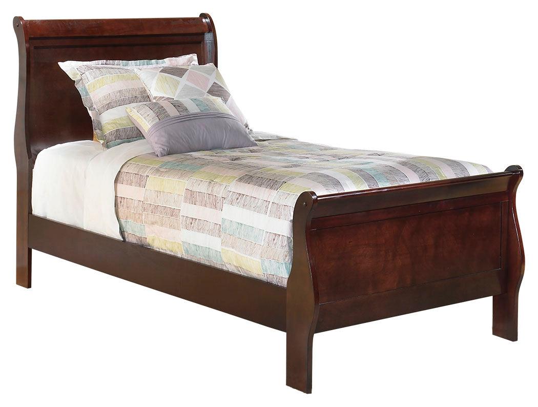 Alisdair Dark Brown Sleigh Bedroom Set - Ella Furniture