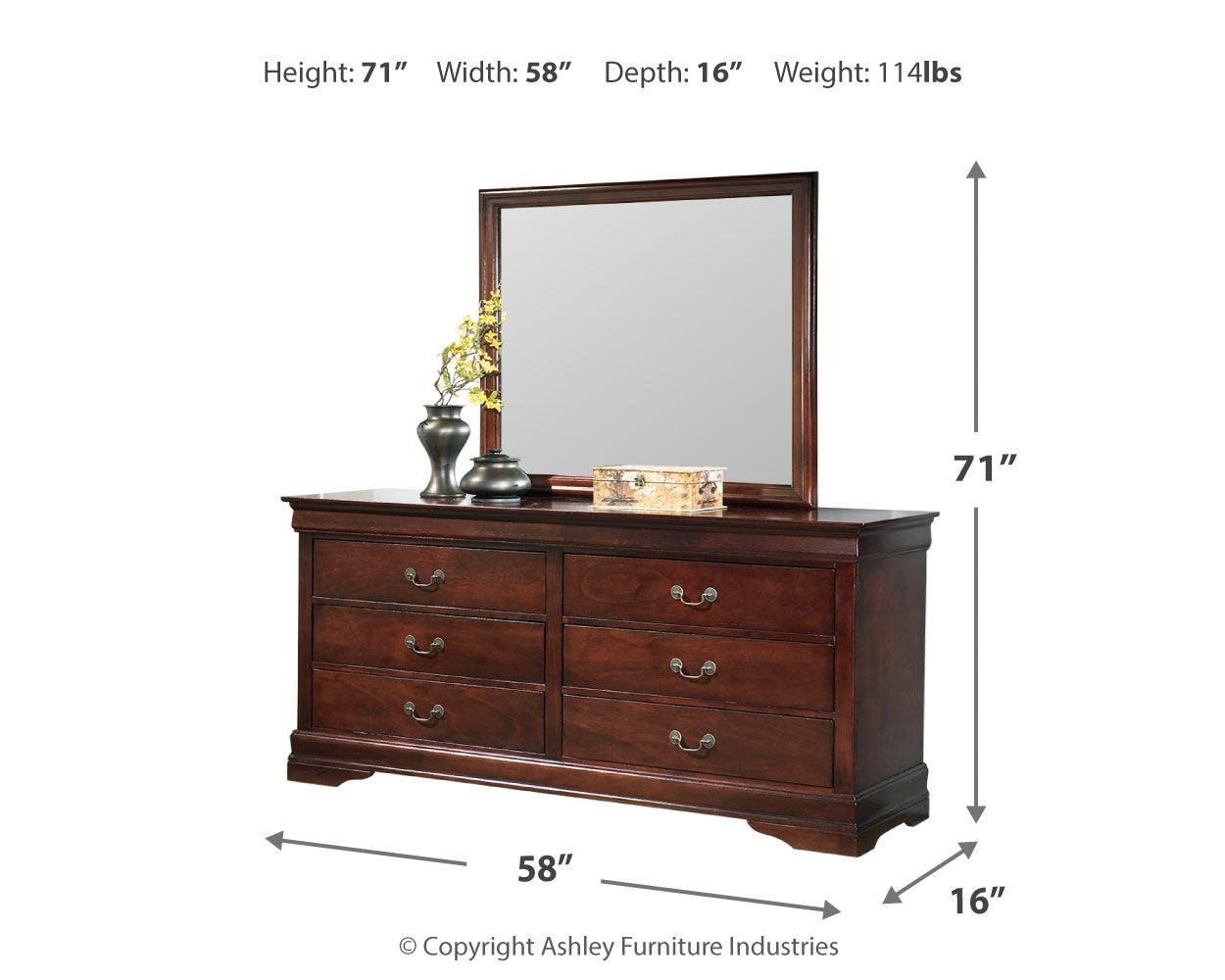 Alisdair Dark Brown Sleigh Bedroom Set - Ella Furniture