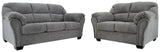 Allmaxx Pewter Sofa And Loveseat - Ella Furniture