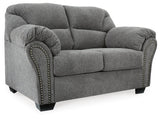 Allmaxx Pewter Sofa And Loveseat - Ella Furniture