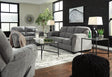 Allmaxx Pewter Sofa, Loveseat And Recliner - Ella Furniture