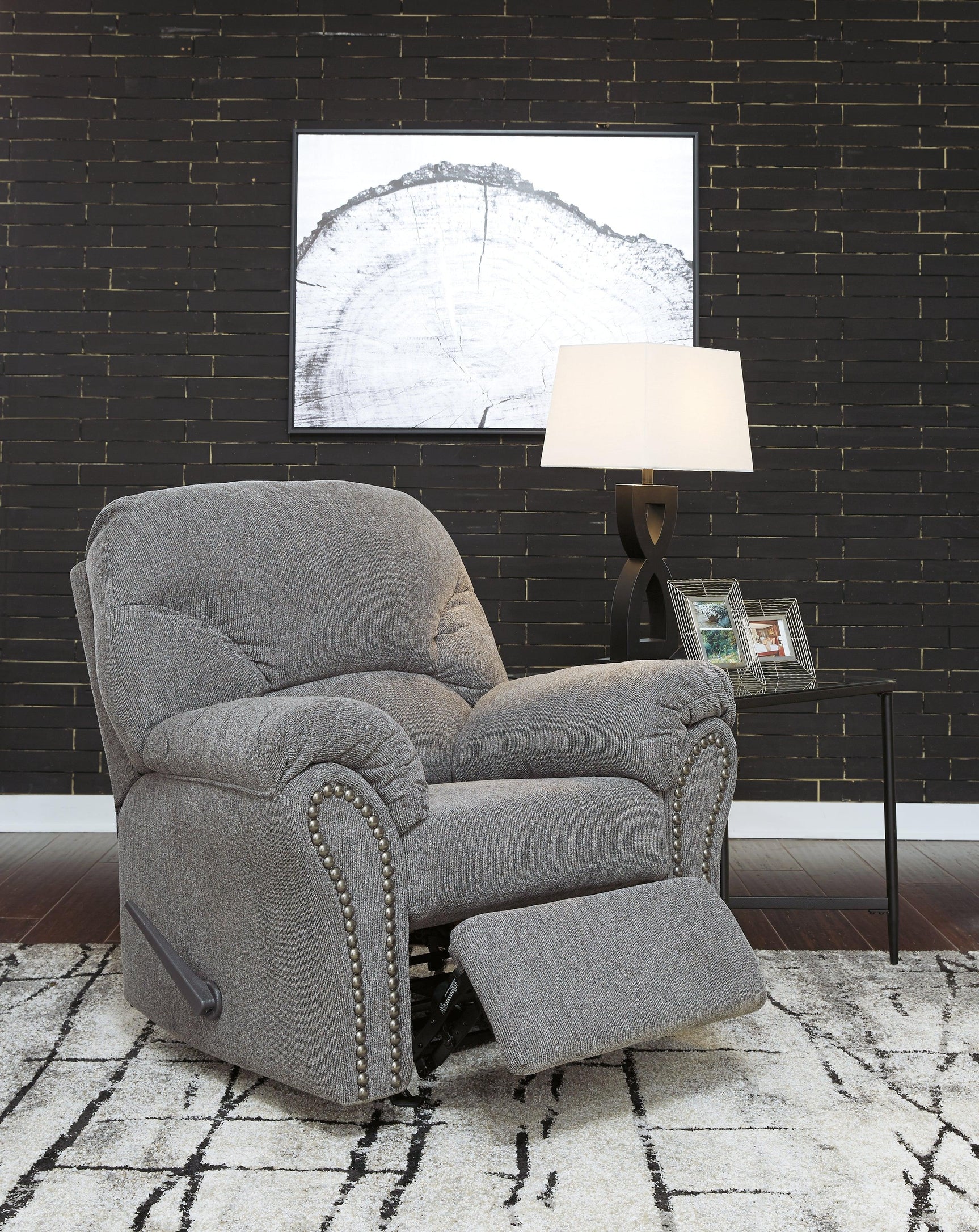 Allmaxx Pewter Sofa, Loveseat And Recliner - Ella Furniture