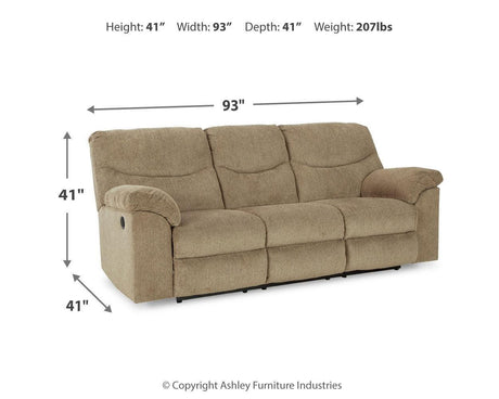 Alphons Briar Sofa, Loveseat And Recliner - Ella Furniture