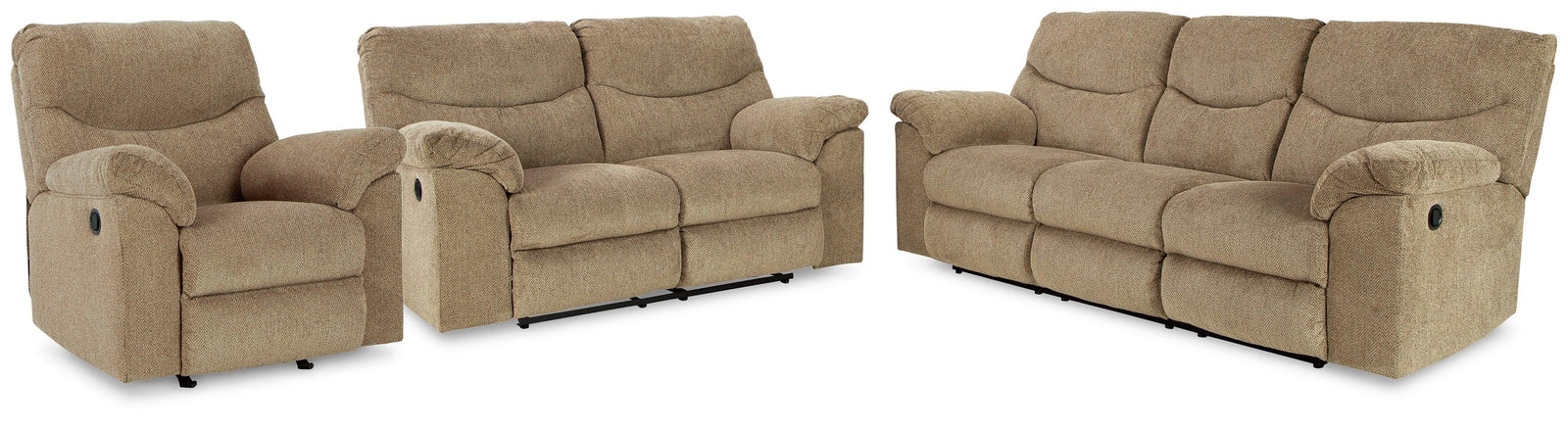 Alphons Briar Sofa, Loveseat And Recliner - Ella Furniture