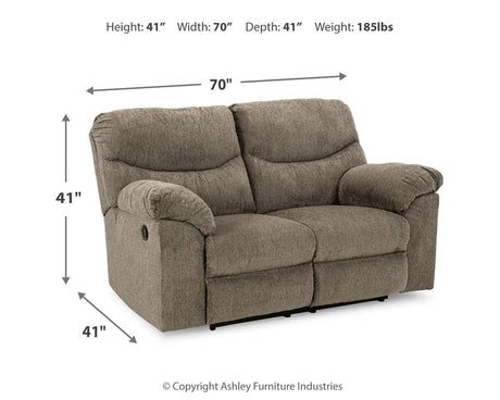 Alphons Putty Sofa, Loveseat And Recliner - Ella Furniture