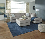 Altari Alloy 2-Piece Sectional With Ottoman - Ella Furniture