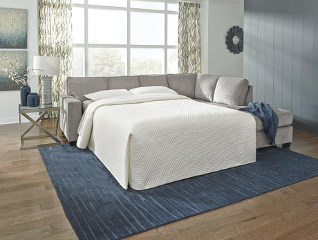 Altari Alloy 2-Piece Sleeper Sectional With Ottoman PKG001813 - 8721408 | 87214S3 - Ella Furniture