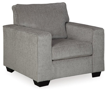Altari Alloy Sofa, Loveseat, Chair And Ottoman - Ella Furniture