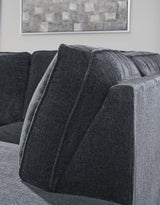 Altari Slate 2-Piece Sleeper Sectional With Ottoman - Ella Furniture