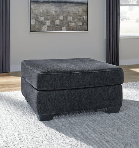 Altari Slate 2-Piece Sleeper Sectional With Ottoman - Ella Furniture
