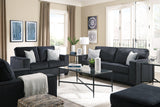Altari Slate Sofa, Loveseat, Chair And Ottoman - Ella Furniture