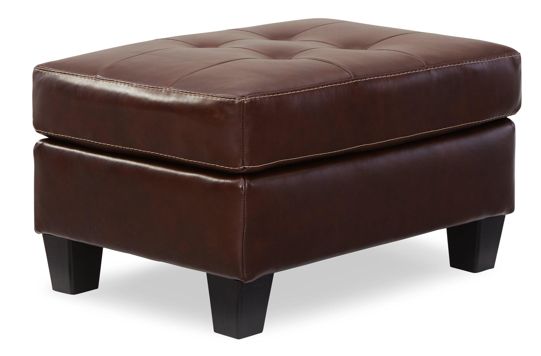 Altonbury Walnut Chair And Ottoman - Ella Furniture