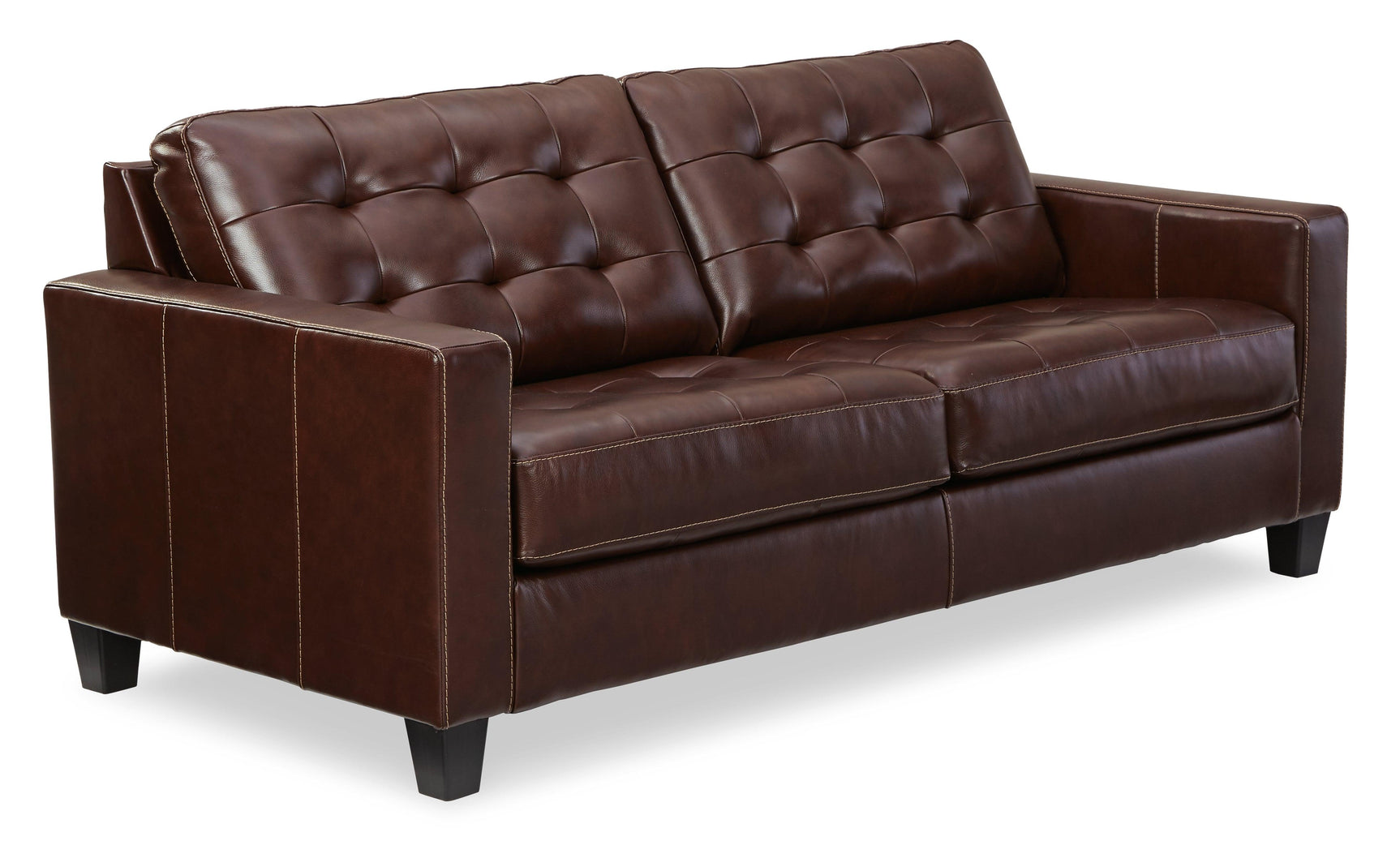 Altonbury Walnut Sofa And Loveseat - Ella Furniture