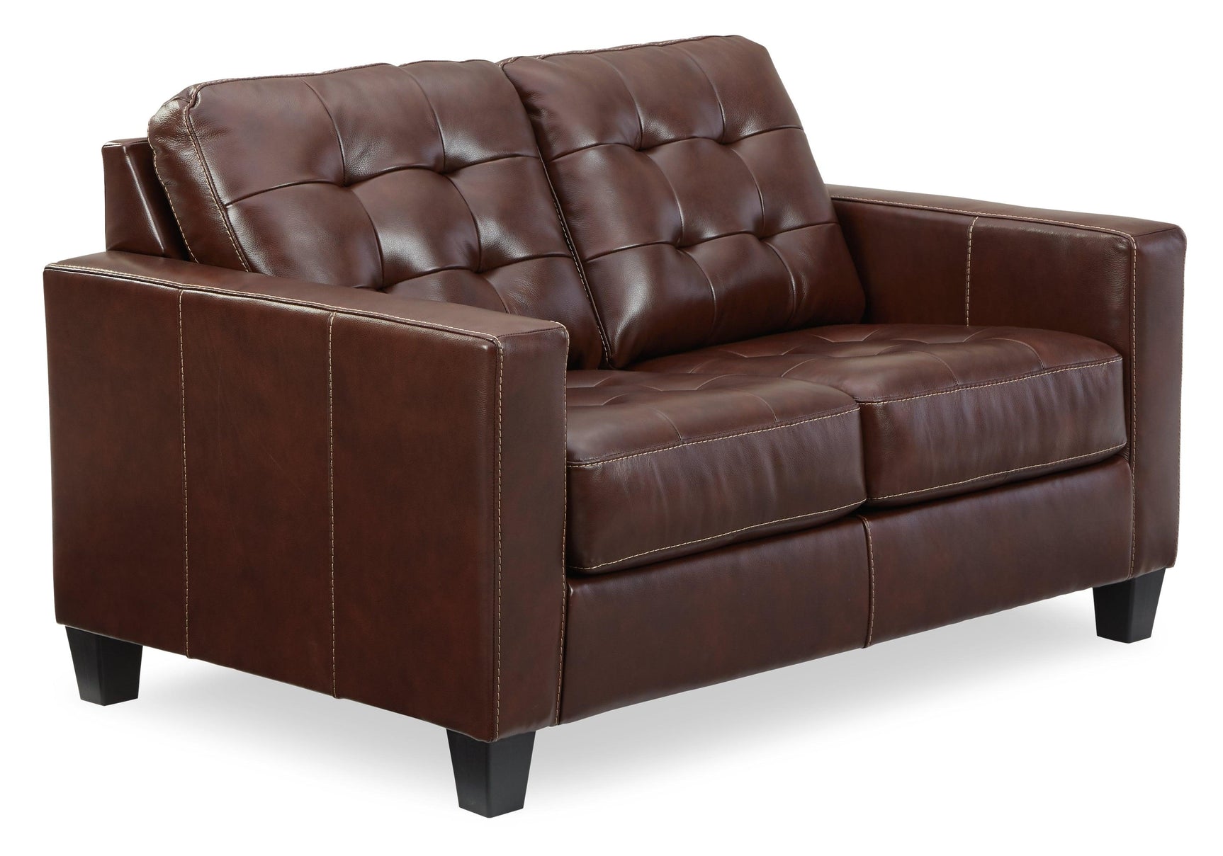 Altonbury Walnut Sofa, Loveseat, Chair And Ottoman - Ella Furniture