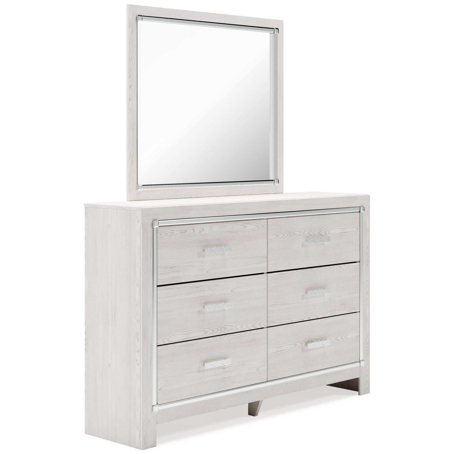 Altyra White Panel Bedroom Set - Ella Furniture