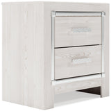 Altyra White Panel Bedroom Set - Ella Furniture