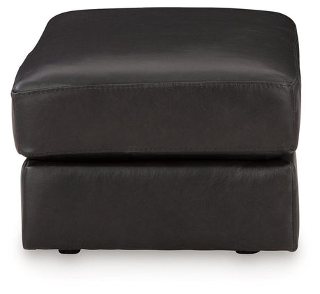 Amiata Onyx Chair And Ottoman - Ella Furniture